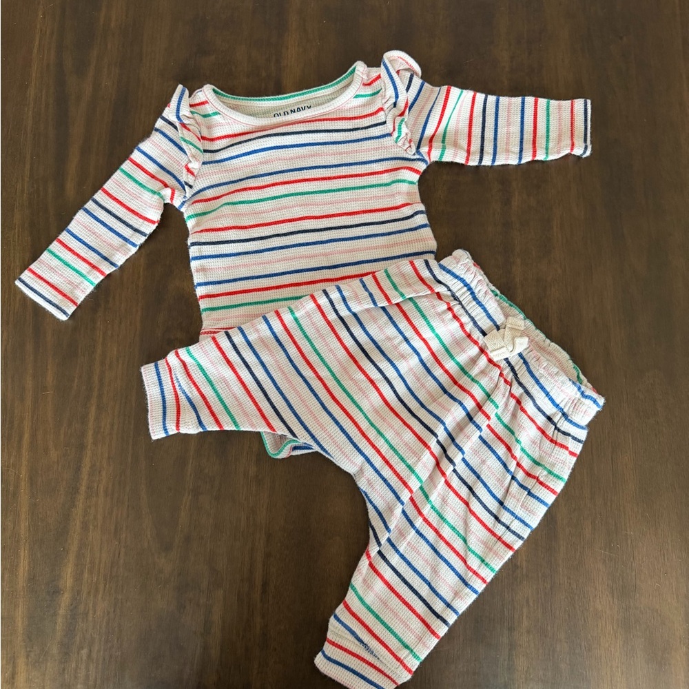 Old Navy Striped Kids Matching Set - Multicolor